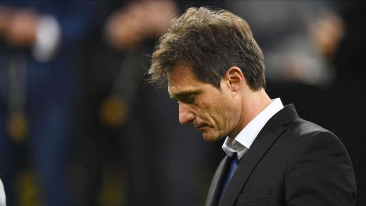 Guillermo Barros Schelotto, luego de la derrota ante River.-EL PERIÓDICO