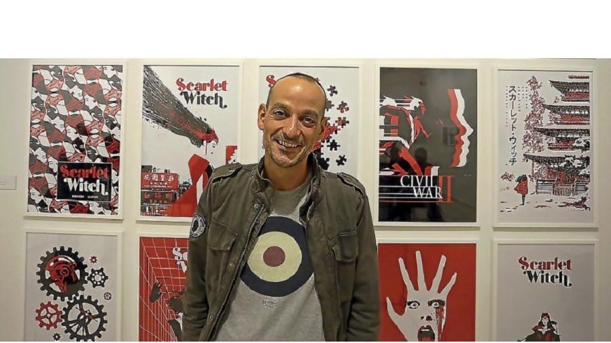 David Aja, en una imagen de archivo de la retrospectiva que le dedicó hace unos años el Museo Patio Herreriano. I ICAL