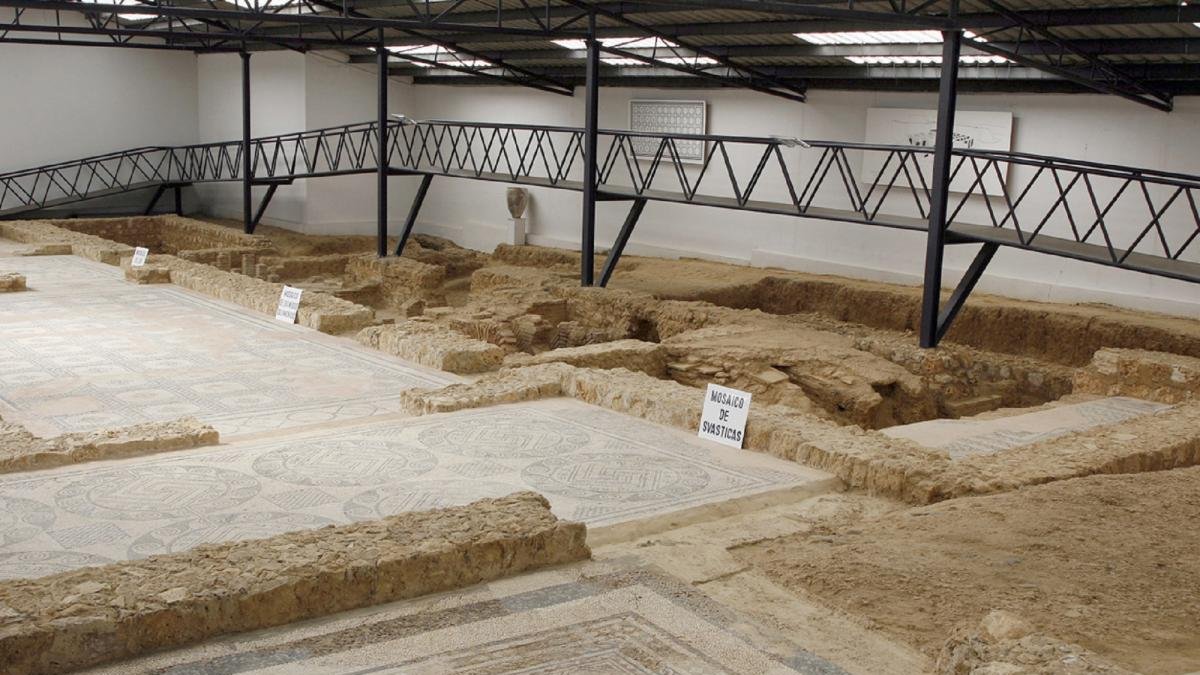 Villa romana de La Tejada, en Quintanilla de la Cueza.-ICAL