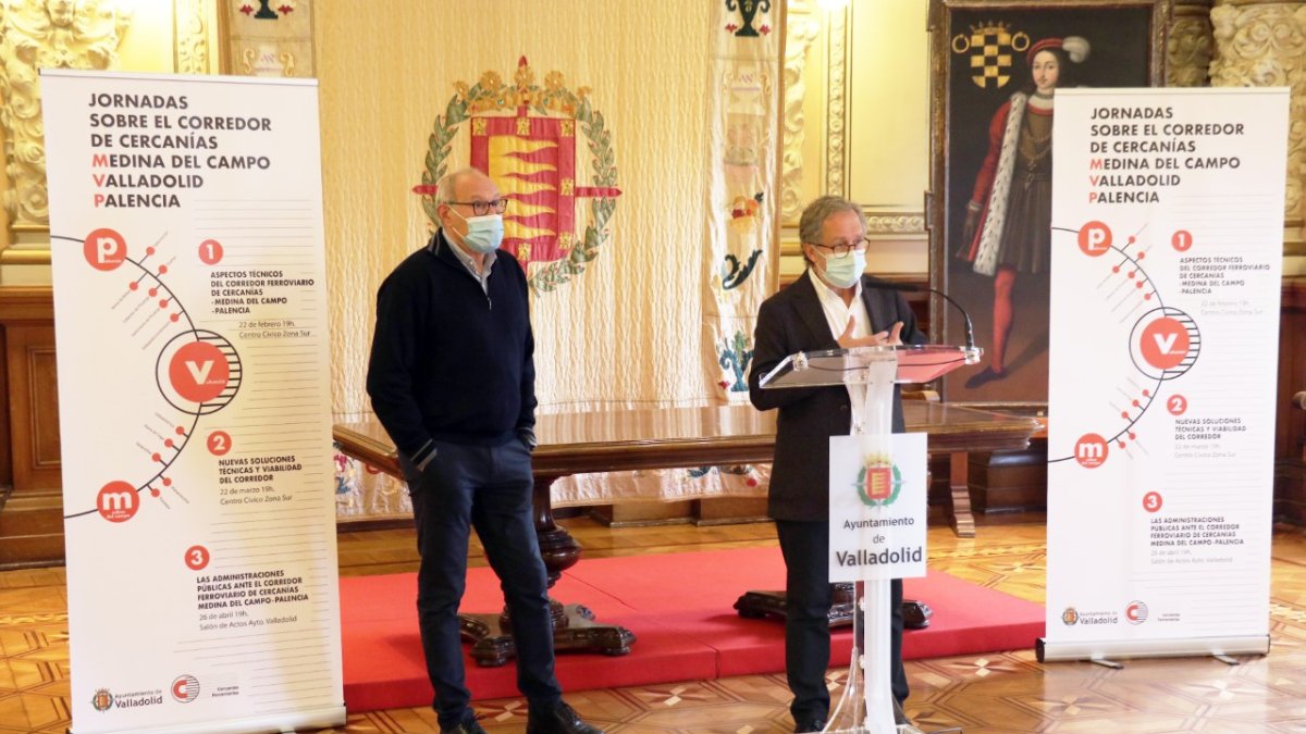 Presentación del proyecto del corredor de cercanías Medina-Valladolid-Palencia.- E.M.