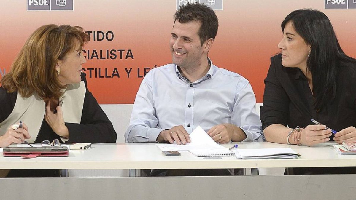 Soraya Rodríguez, Luis Tudanca y Ana Sánchez-J.M.Lostau