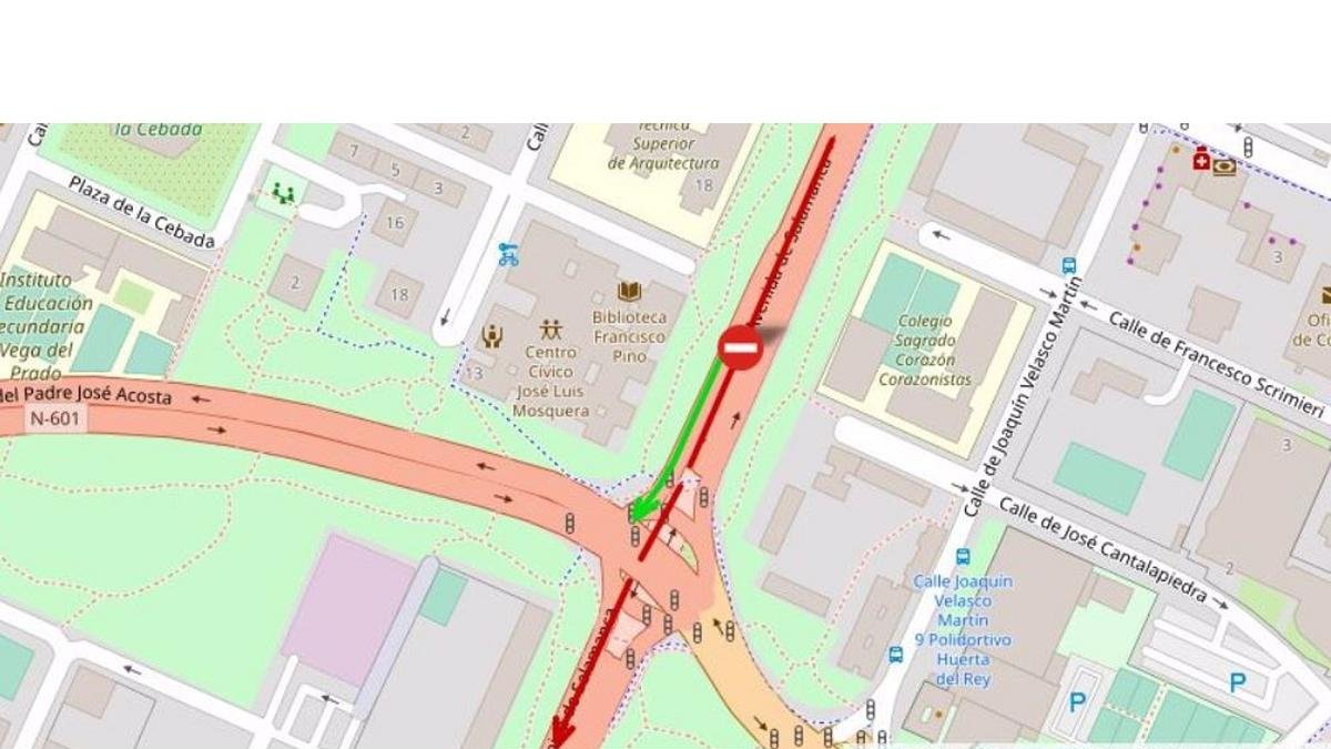 Información sobre el corte de tráfico en la avenida de Salamanca de Valladolid entre el 13 y el 17 de marzo. - POLICÍA MUNICIPAL DE VALLADOLID
