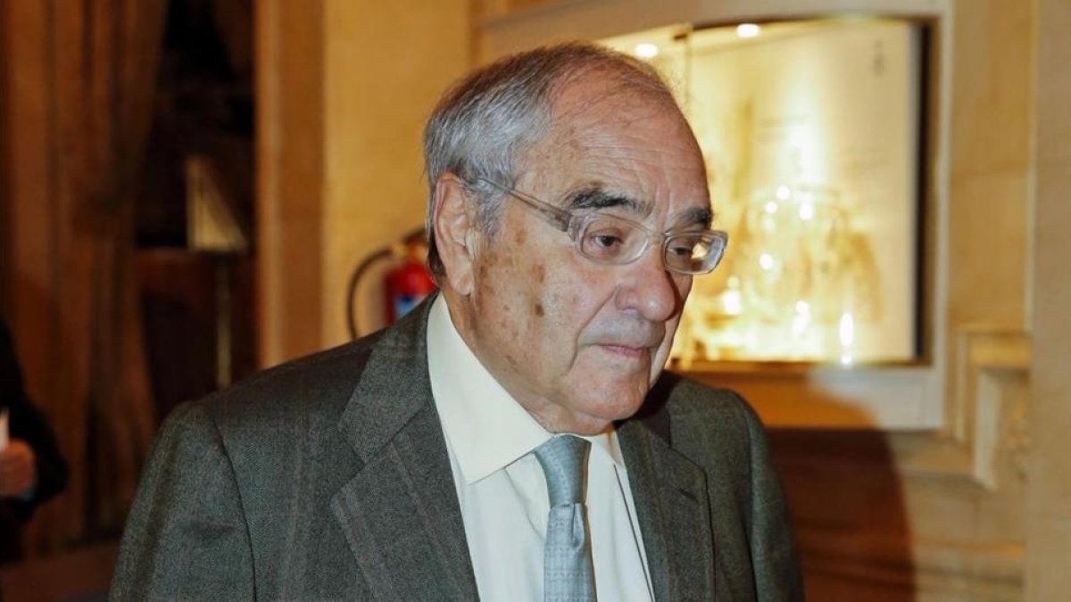 Rodolfo Martín Villa, en un acto en Madrid en el 2014.-EMILIO NARANJO
