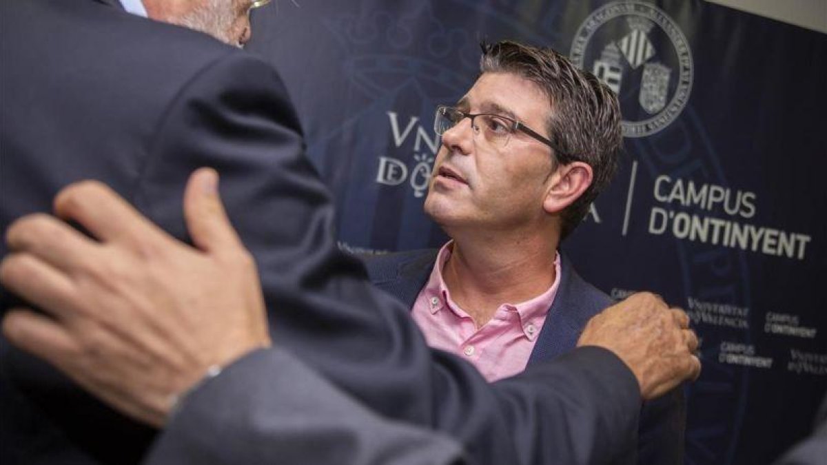 El alcalde de Ontinyent y expresidente de la Diputación de Valencia, Jorge Rodríguez, este miércoles.-MIGUEL LORENZO