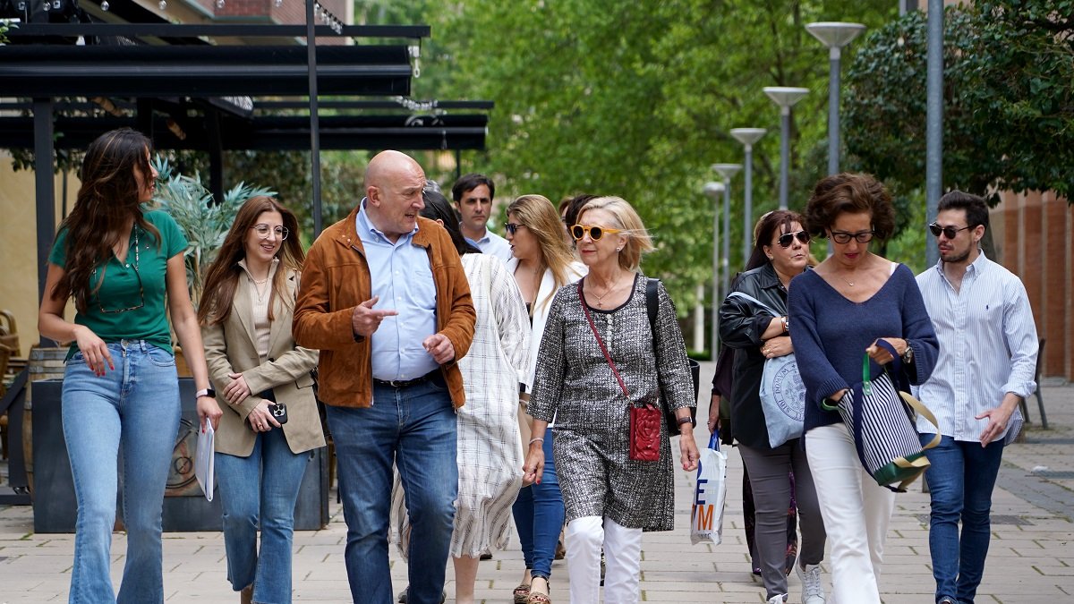 Encuentro del candidato del PP a la Alcaldía de Valladolid, Jesús Julio Carnero, y Rosa Díez, fundadora de UPyD. ICAL