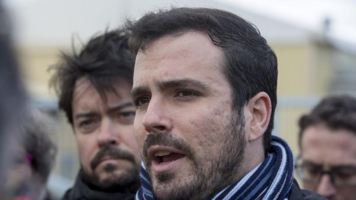 El coordinador federal de Izquierda Unida, Alberto Garzón.-RICARDO ORDÓÑEZ / ICAL