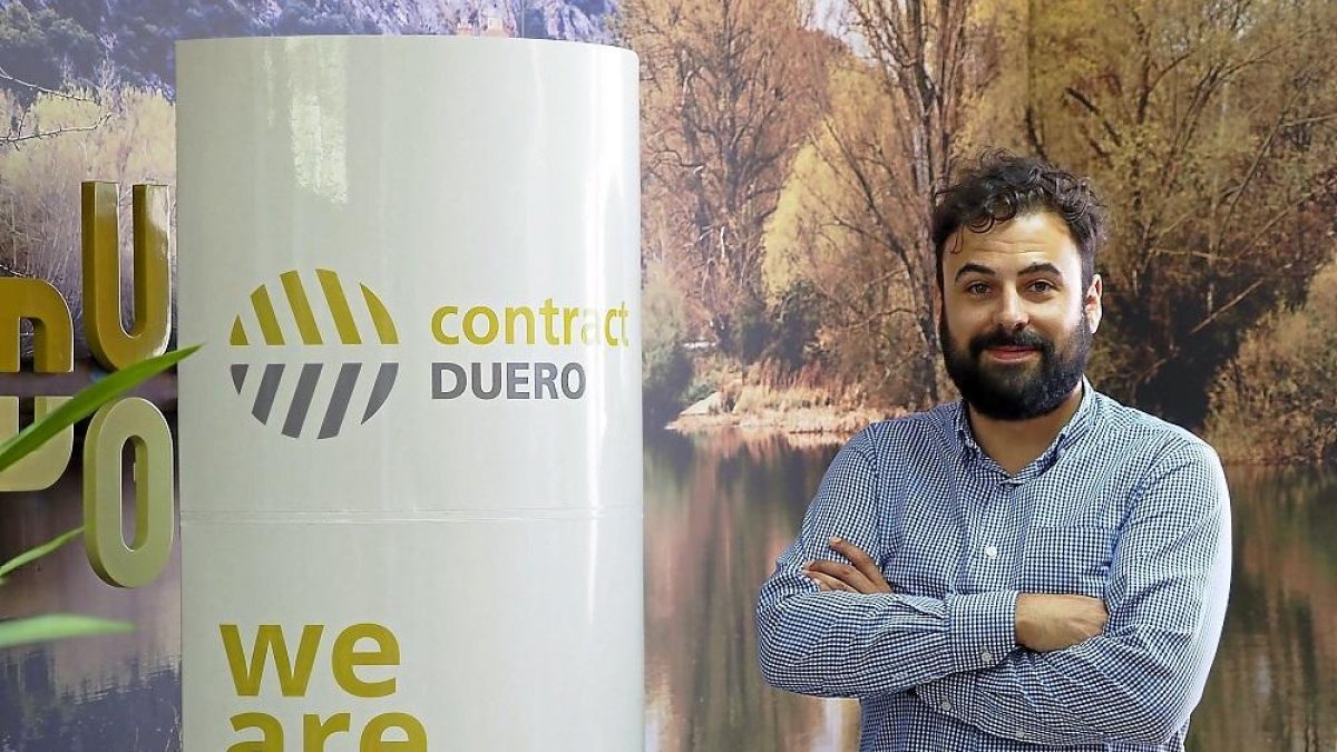 David Gay, gerente del área Contract Duero del clúster de Hábitat Eficiente de Castilla y León, Aeice.-PHOTOGENIC / MIGUEL ÁNGEL SANTOS