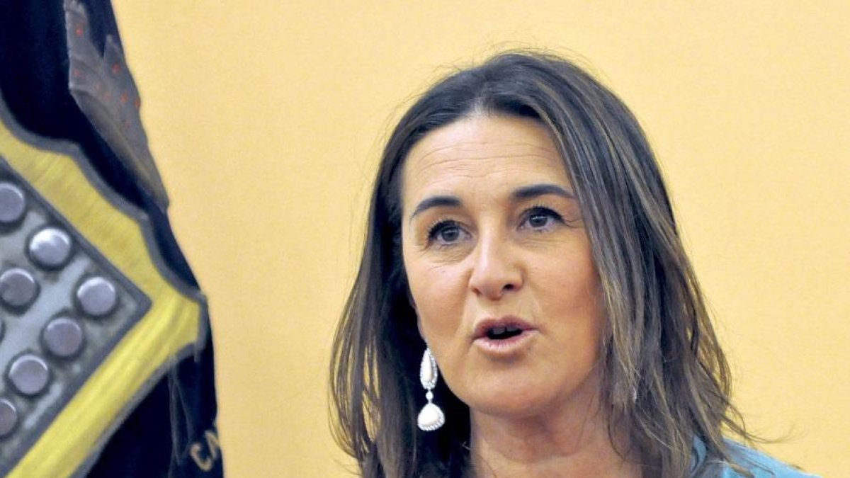 Olga Mohíno promete el cargo, el pasado sábado.-S. G. C.