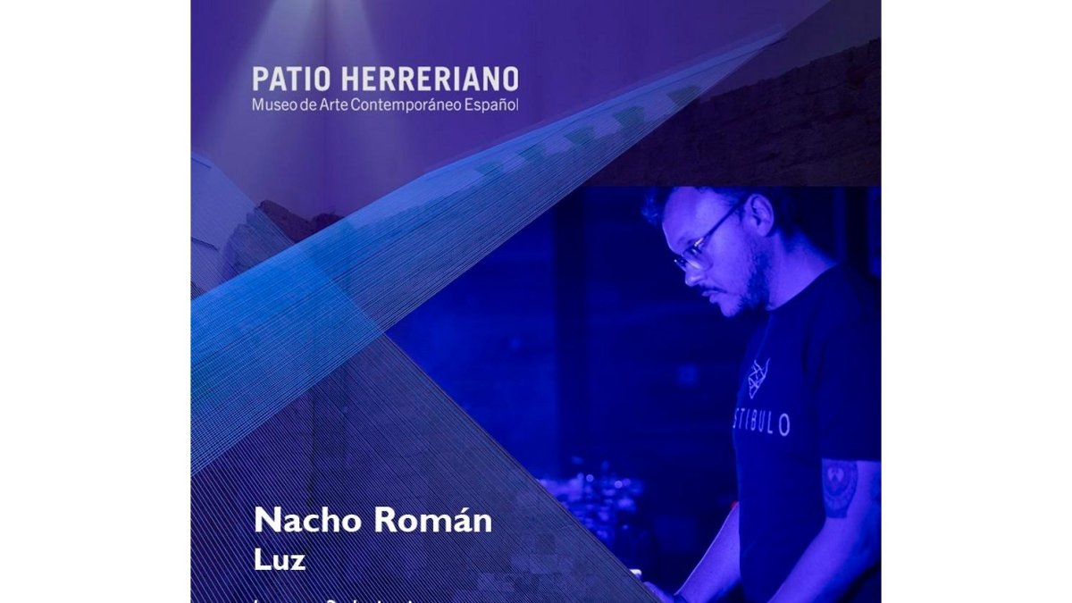 Cartel de la actuación de Nacho Román. - E.M.