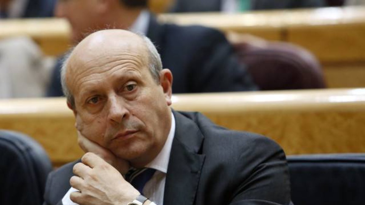 Imagen de archivo del exministro de Educación, José Ignacio Wert, en el Senado.-Foto:   JUAN MANUEL PRATS