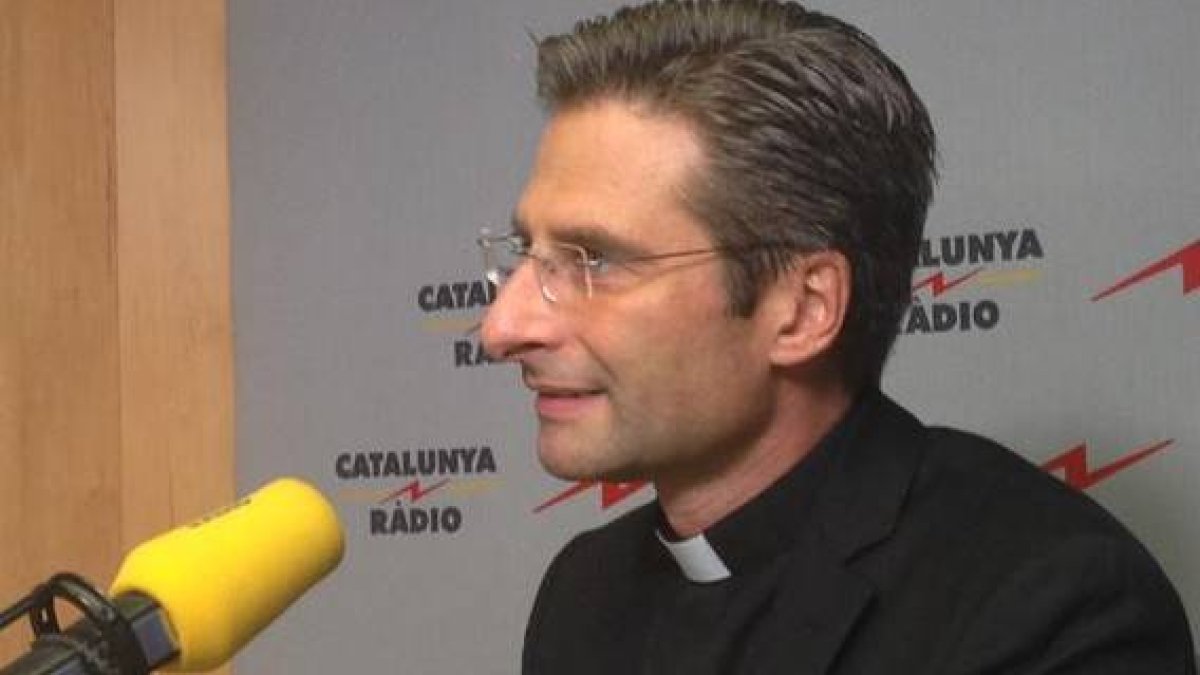Krzysztof Charamsa, durante la entrevista a Catalunya Ràdio.-