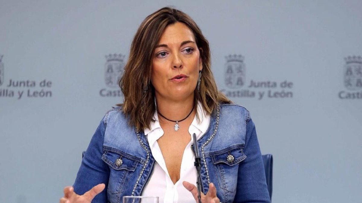 La consejera de Agricultura y Ganadería y portavoz de la Junta de Castilla y León, Milagros Marcos, comparece en rueda de prensa posterior al Consejo de Gobierno-Miriam Chacón / ICAL