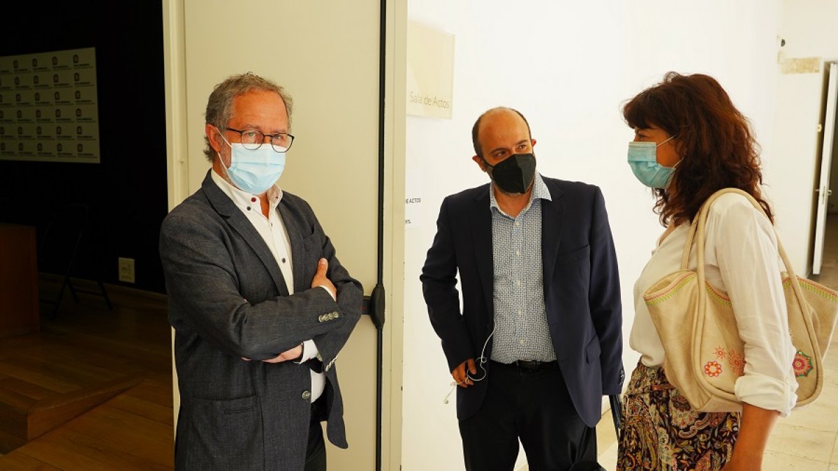 Manuel Saravia, Óscar Ares y Ana Redondo en el MPH