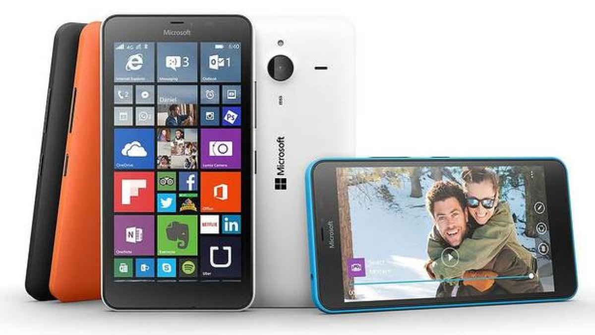 El Lumia 640 de Microsoft.-