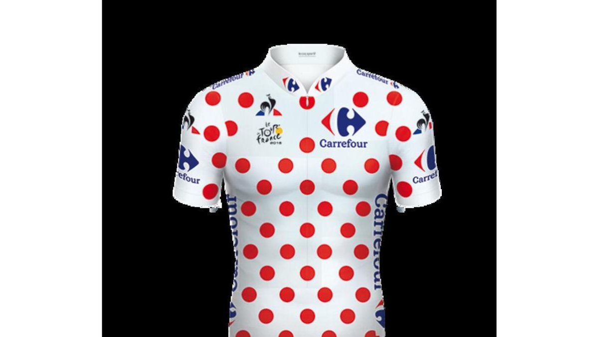 Maillot de la montaña del Tour.-/ PERIODICO