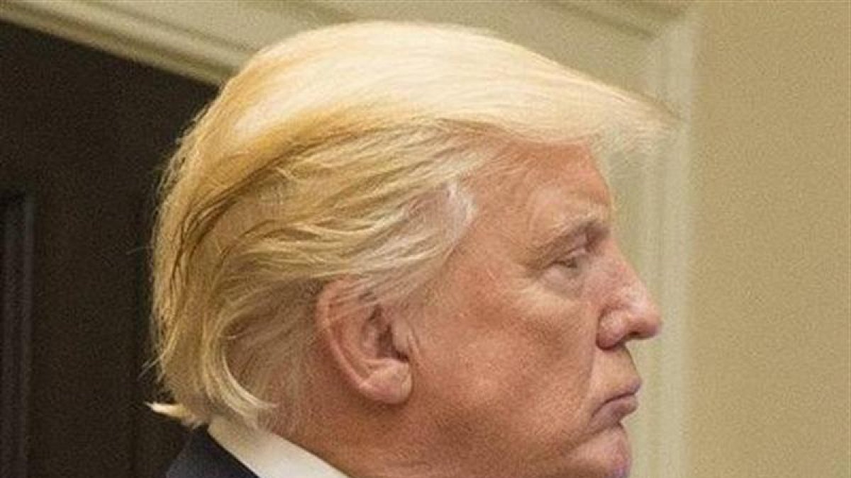 En la imagen un registro del presidente de Estados Unidos, Donald Trump-EFE