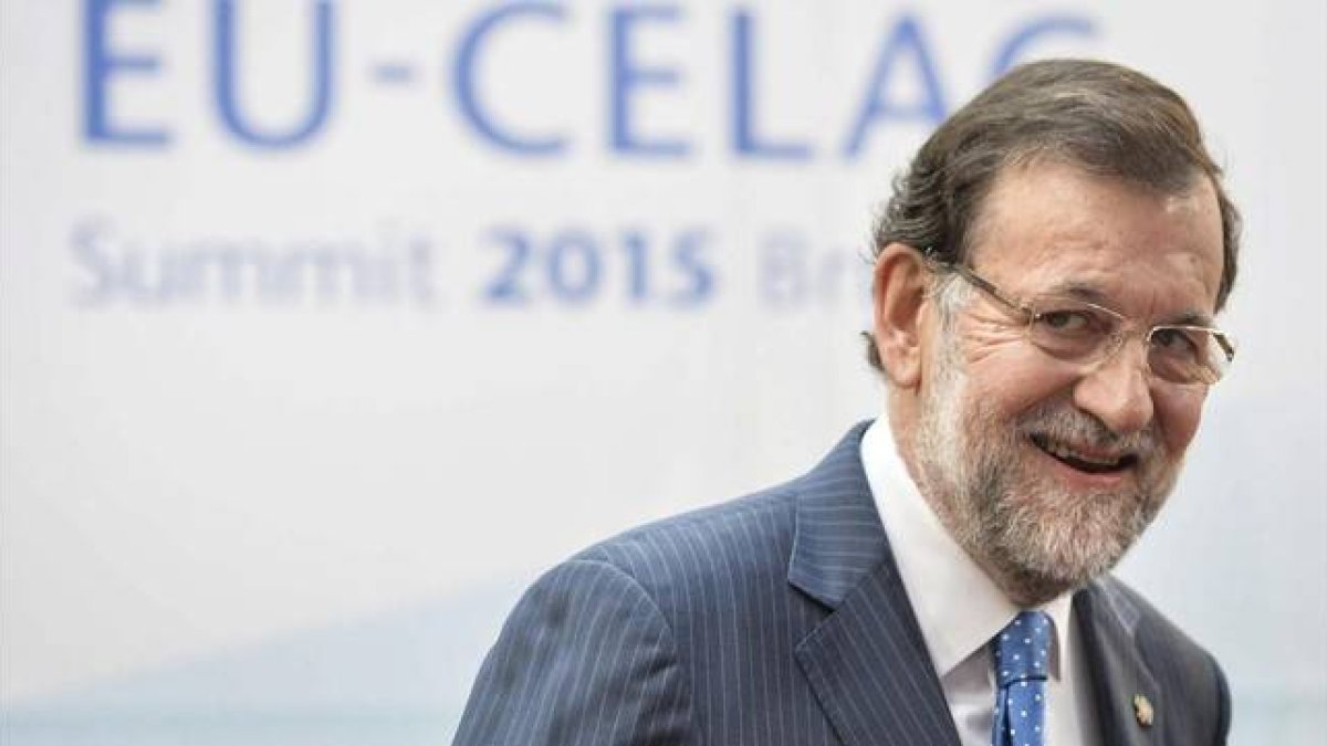 El presidente del Gobierno, Mariano Rajoy, este jueves en Bruselas.-Foto: EFE / STEPHANIE LECOCQ