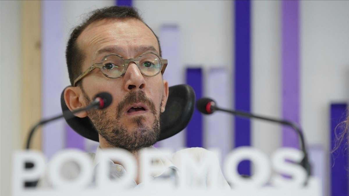 El secretario de Organización de Podemos, Pablo Echenique-JOSE LUIS ROCA