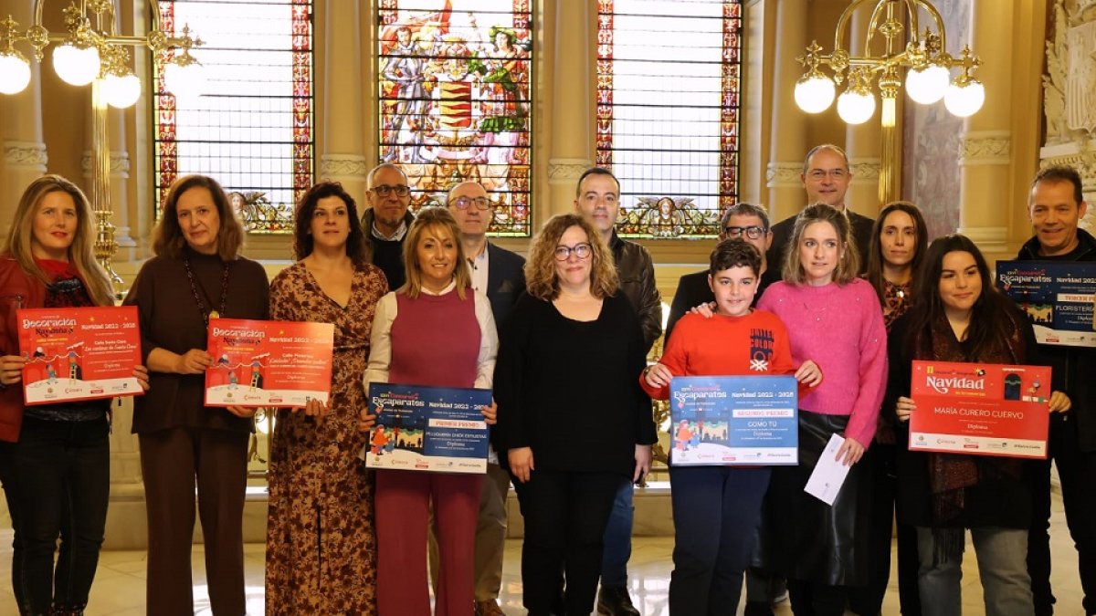 Entrega de los premios de la Campaña de Navidad. E.M.