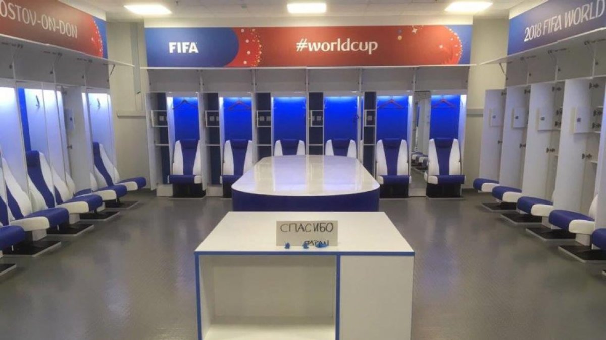 El vestuario de la selección japonesa tras ser eliminados del Mundial-/ PERIODICO