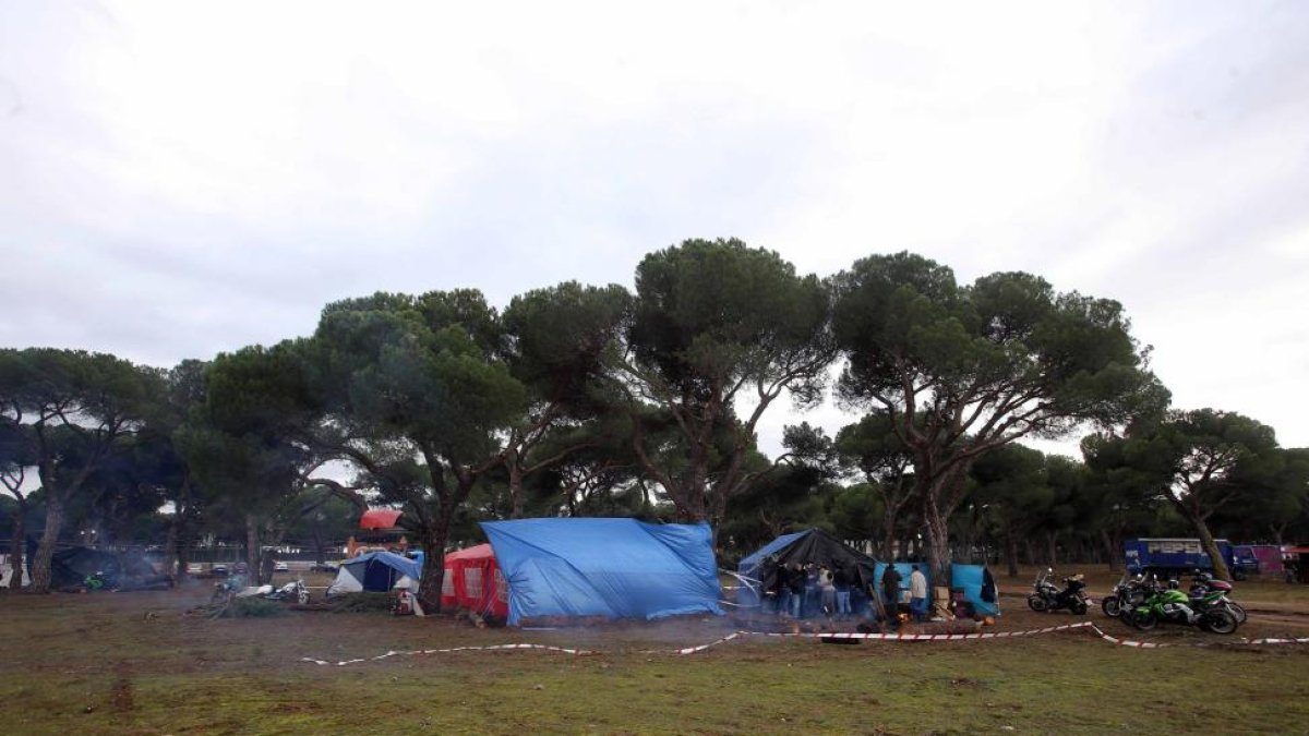 Acampada en la Fiesta de la Moto-Ical