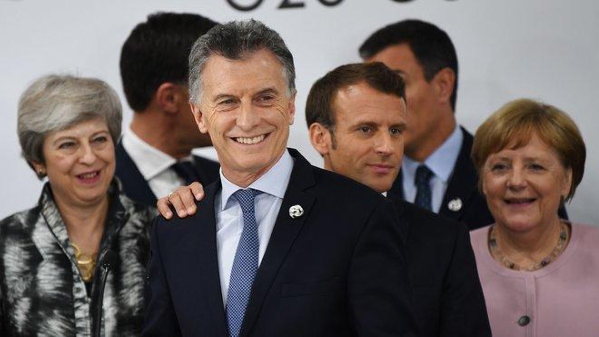 Mauricio Macri, presiente de Argentina, satisfecho con el acuerdo de Osaka.-AFP