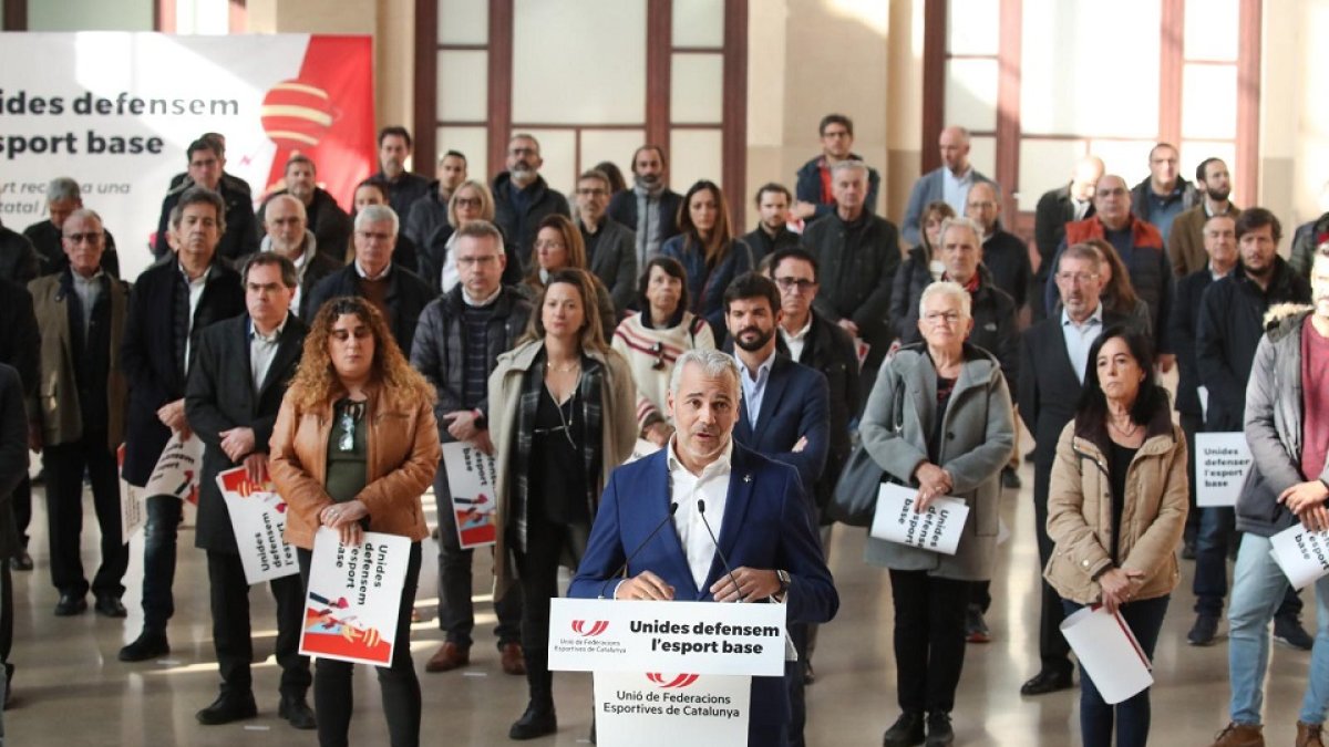 El vallisoletano Daniel Bravo en representación de las federaciones de Castilla y León en la enmiendas de CUFADE. / EM