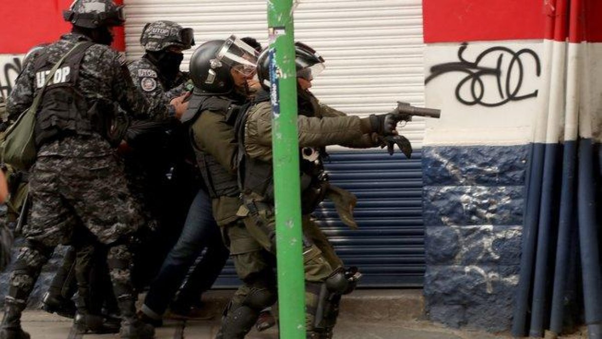 Bolivia está sumida en una crisis desde los comicios generales, con protestas que inicialmente fueron en contra de Morales.-EFE