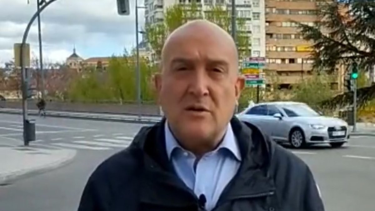 El candidato del PP a la Alcaldía de Valladolid, Jesús Julio Carnero.- E. M.