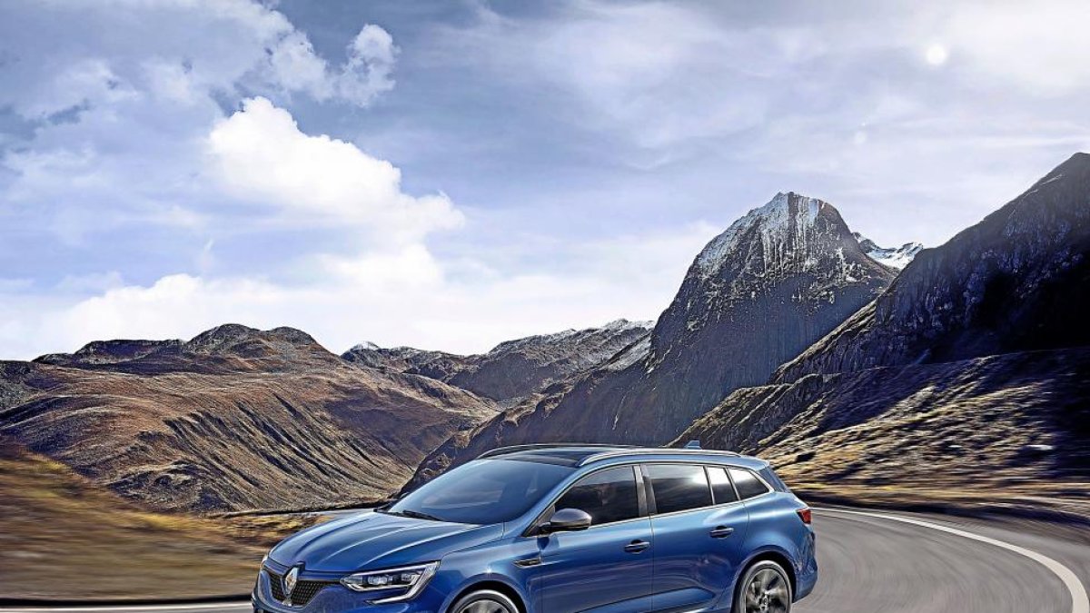 Nuevo Megane Sport Tourer presentado ayer en el salón del automóvil de Ginebra.-E.M.