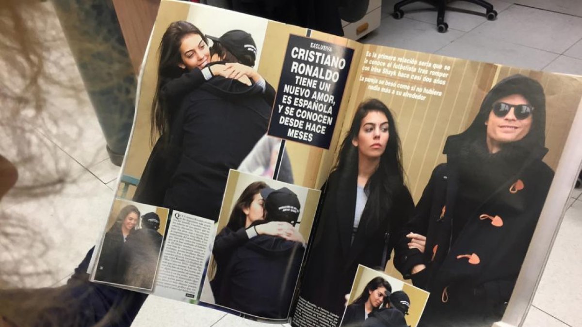 La exclusiva de ¡Hola!, con Cristiano Ronaldo y su nueva novia.-