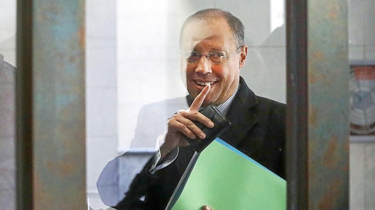 Alfredo Blanco, a su llegada a los juzgados para declarar por la comfort letter.-J.M.LOSTAU