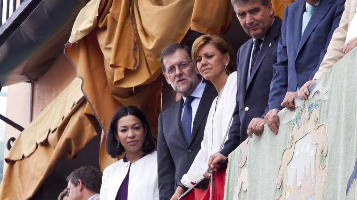 Cospedal, en el Corpus Christi.-ISMAEL HERRERO (EFE)
