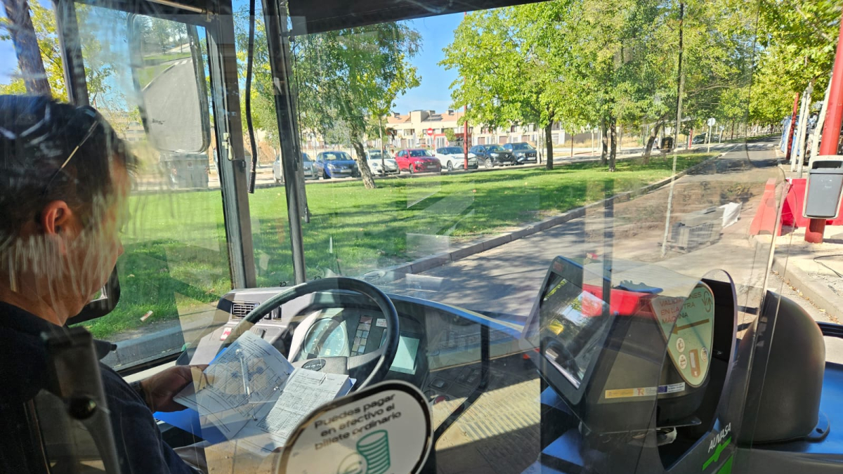 Imagen de archivo del interior de un autobús de AUVASA. -E.M.