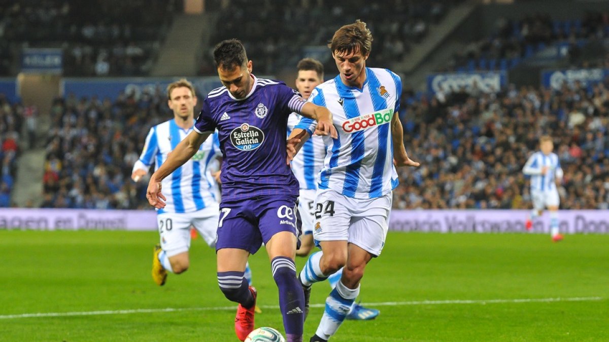 Partido de futbol de la Liga Santander entre Real Sociedad y Valladolid en el Estadio Anoeta de San Sebastian 28022020 - FOTO ARABA PRESS - UNANUE