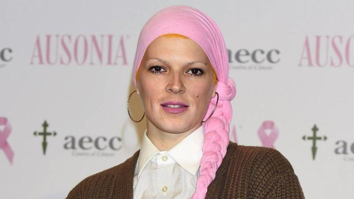 Bimba Bosé, en un acto de apoyo a la lucha contra el cáncer.-GSR
