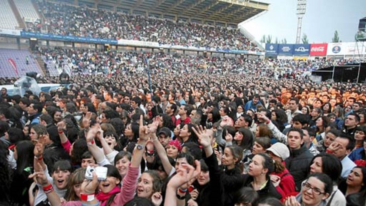 Concierto de Alejandro Sanz en el Valladolid Latino de 2008. / J. M. LOSTAU