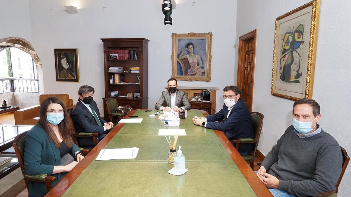 Junta de Portavoces extraordinaria en la Diputación de Valladolid. - EUROPA PRESS