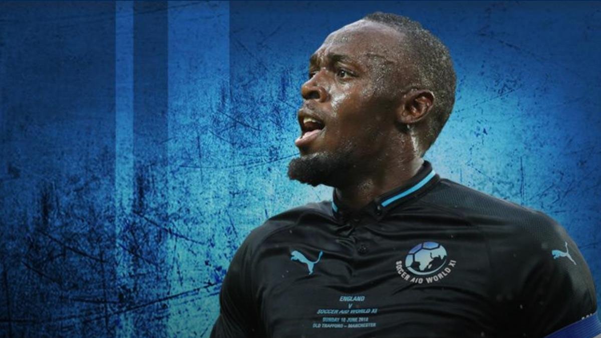 Usain Bolt, con la camiseta de los Cetnral Coast Mariners.-