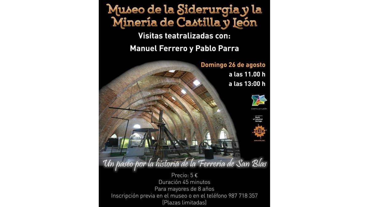 Cartel de las visitas teatralizadas.-MSM