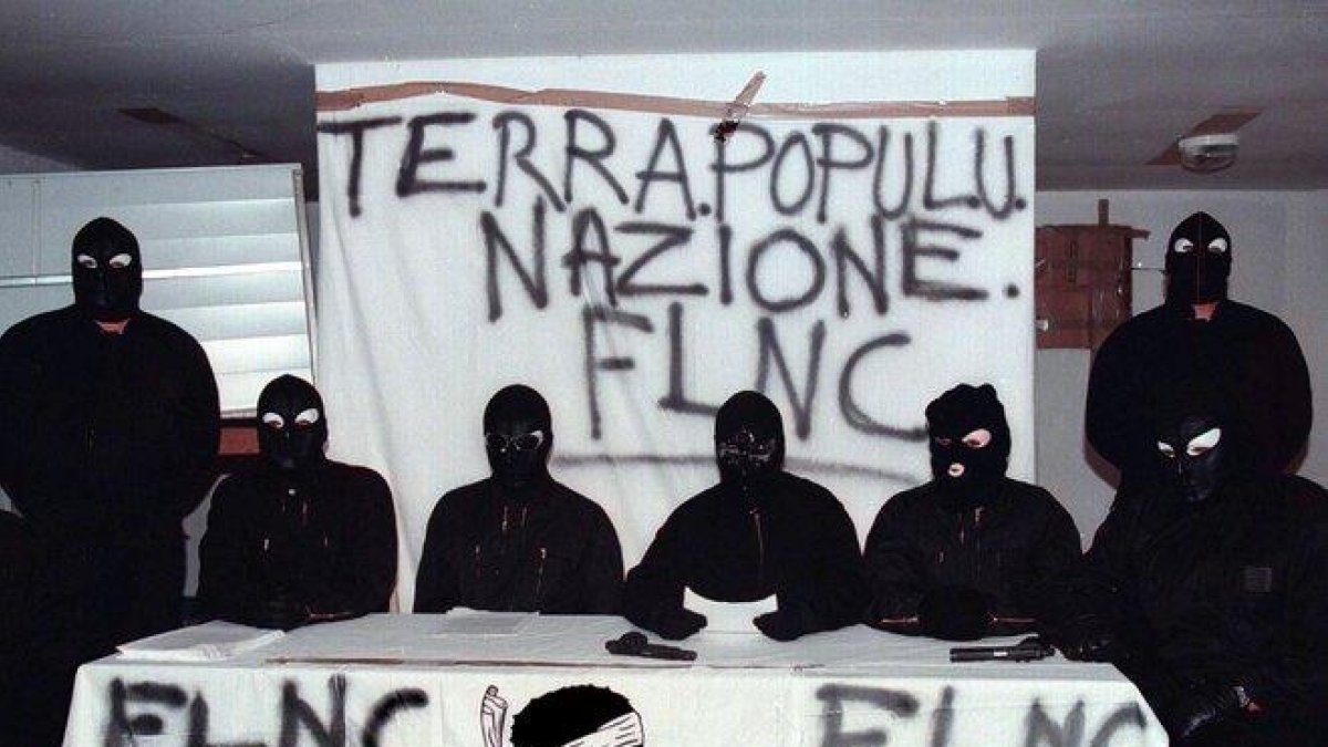 El grupo terrorista corso, en una imagen de archivo.-