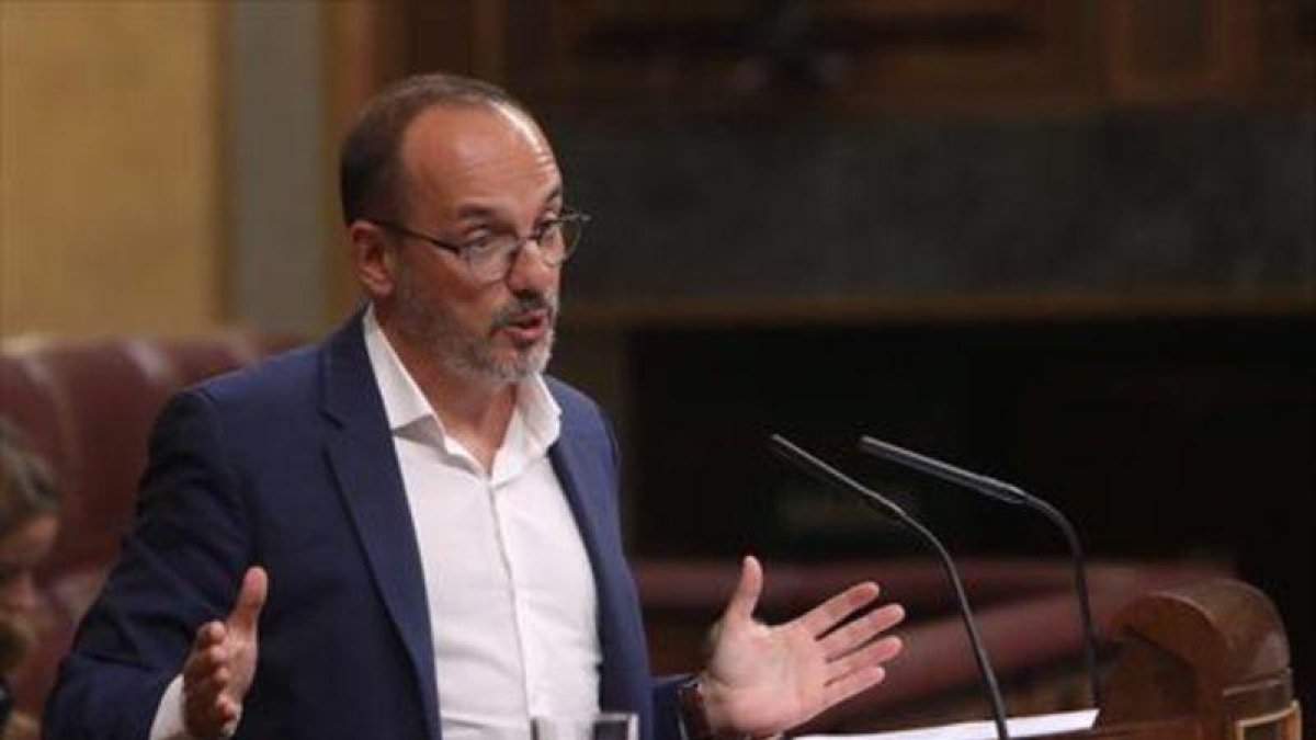 Carles Campuzano, portavoz del PDECat.-EL PERIÓDICO