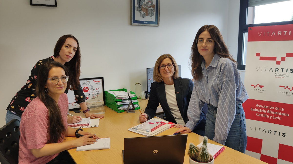 Beatriz Gutiérrez, Sonia González, Cristina Ramírez y Elsa González. E.M