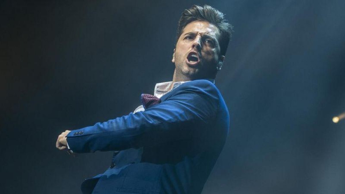 David Bustamante, durante un concierto que ofreció en Barcelona, en noviembre del 2016.-FERRAN SENDRA