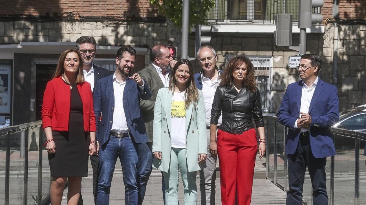 El candidato socialista a la Presidencia de la Junta, Luis Tudanca, interviene en el acto de presentación de las listas del PSOE a las Cortes Regionales-ICAL