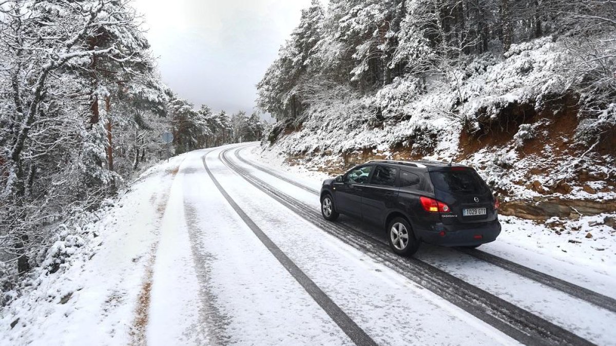 Nieve en el sur de la provincia de Salamanca-ICAL