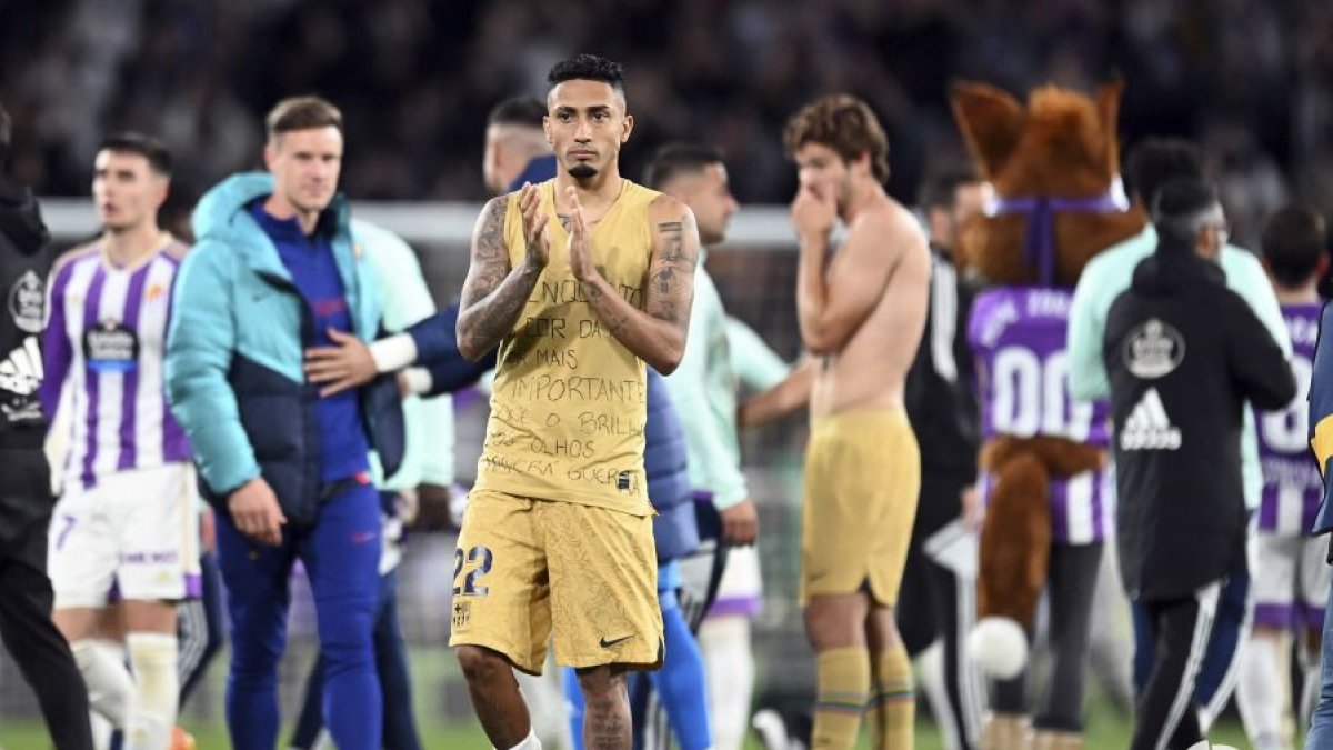 Raphinha en Zorrilla. / LALIGA