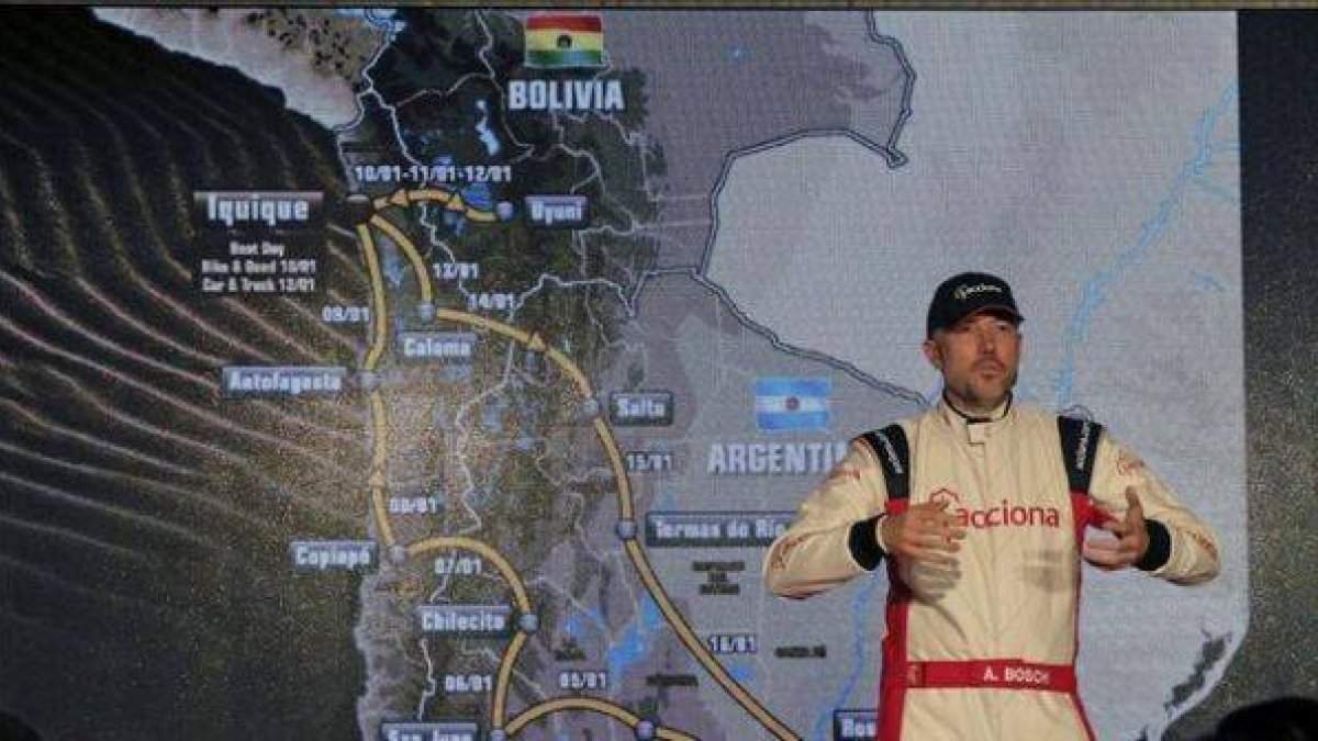 Albert Bosch participará en el Dakar 2015 con un coche eléctrico.-Foto: EFE / FERNANDO ÁLVAREZ MARQUÉS