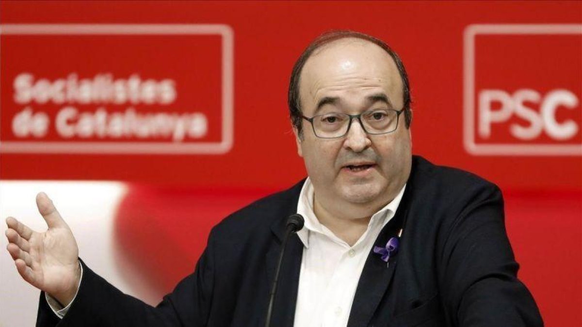 El primer secretario del PSC, Miquel Iceta.-EFE / ANDREU DALMAU