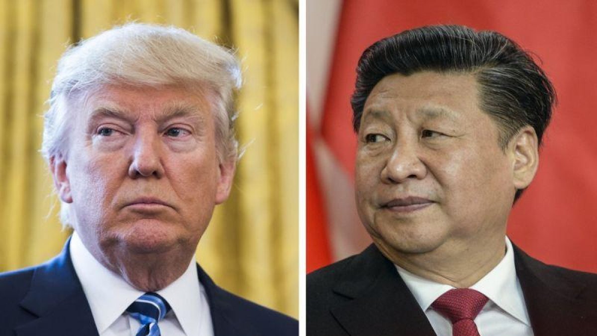 El presidente de EEUU, Donald Trump, y su homólogo chino, Xi Jinping.-EFE